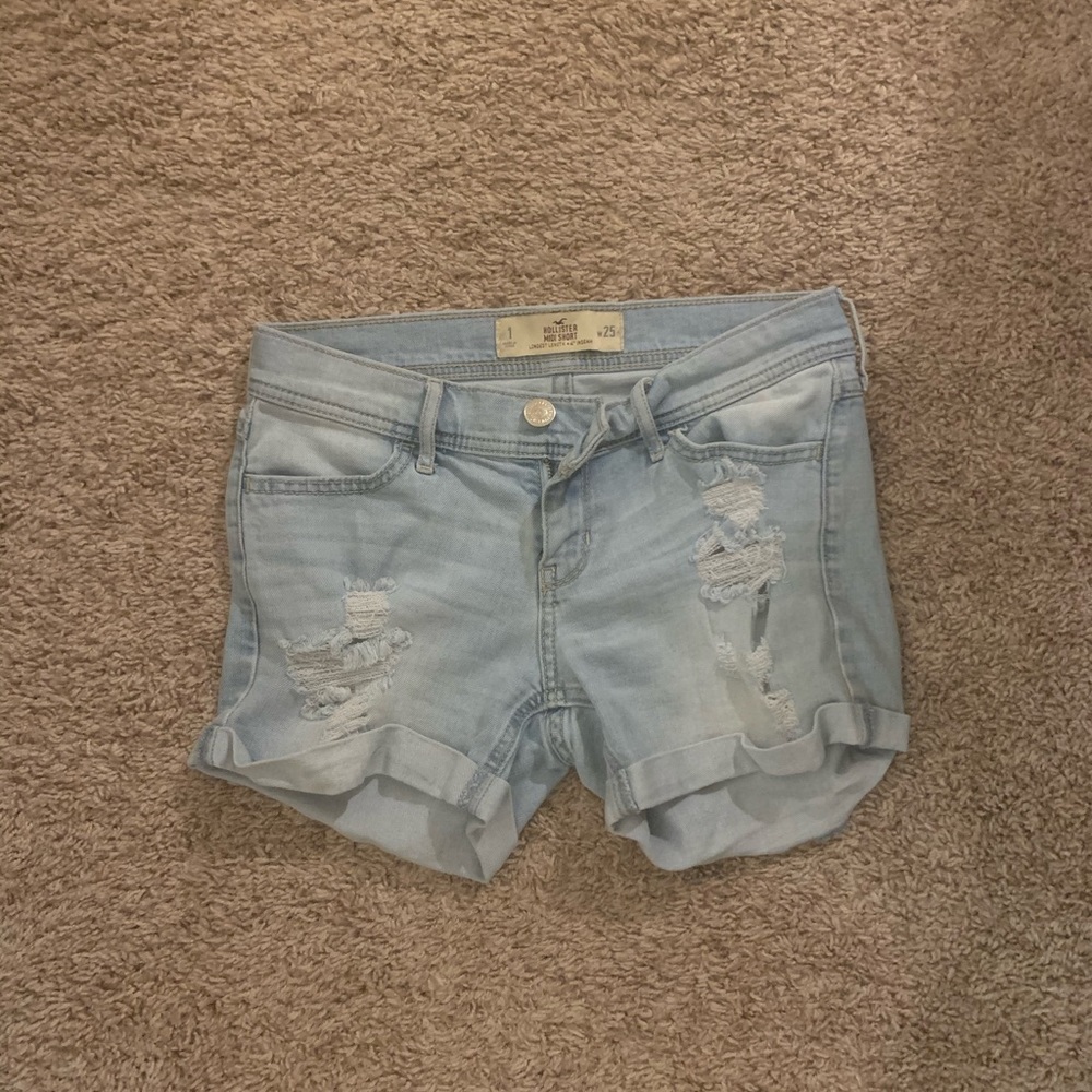 Hollister jean shorts